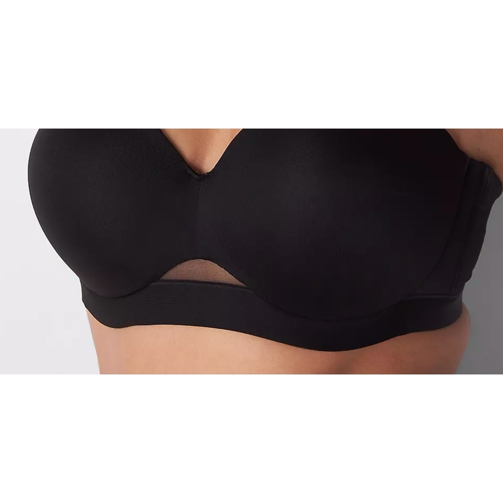 Cacique 42C strapless bra (straps included) EUC in black